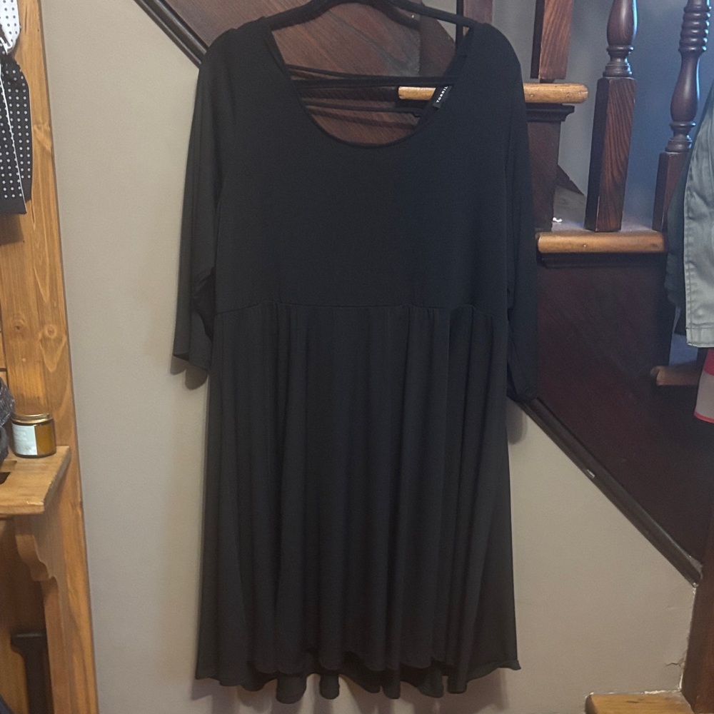 Torrid Classic Black Midi Dress